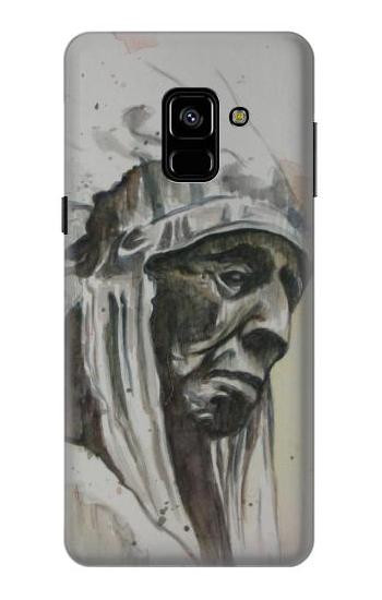 S0792 Indian Chief Etui Coque Housse pour Samsung Galaxy A8 (2018)