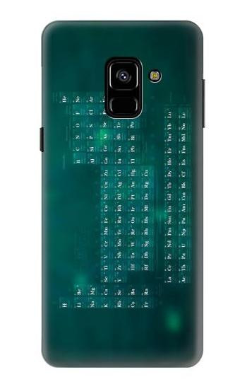S0846 Chemistry Periodic Table Etui Coque Housse pour Samsung Galaxy A8 (2018)