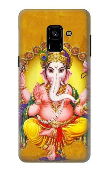 S0896 Lord Ganesh Hindu God Etui Coque Housse pour Samsung Galaxy A8 (2018)