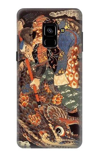 S0914 Ronin Miyamoto Musashi Etui Coque Housse pour Samsung Galaxy A8 (2018)