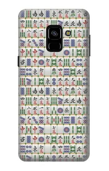 S1051 Mahjong Etui Coque Housse pour Samsung Galaxy A8 (2018)