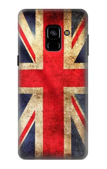 S2303 British UK Vintage Flag Etui Coque Housse pour Samsung Galaxy A8 (2018)