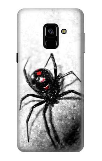 S2386 Black Widow Spider Etui Coque Housse pour Samsung Galaxy A8 (2018)