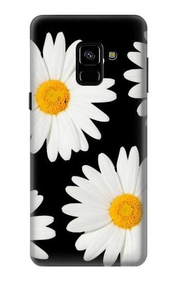 S2477 Daisy flower Etui Coque Housse pour Samsung Galaxy A8 (2018)