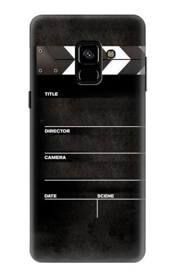 S2479 Director Clapboard Etui Coque Housse pour Samsung Galaxy A8 (2018)