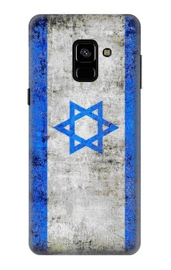 S2614 Israel Old Flag Etui Coque Housse pour Samsung Galaxy A8 (2018)