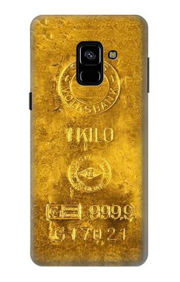 S2618 One Kilo Gold Bar Etui Coque Housse pour Samsung Galaxy A8 (2018)