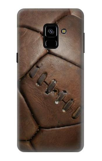 S2661 Leather Soccer Football Graphic Etui Coque Housse pour Samsung Galaxy A8 (2018)