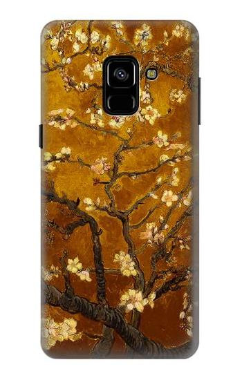 S2663 Yellow Blossoming Almond Tree Van Gogh Etui Coque Housse pour Samsung Galaxy A8 (2018)