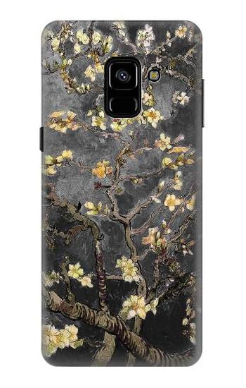 S2664 Black Blossoming Almond Tree Van Gogh Etui Coque Housse pour Samsung Galaxy A8 (2018)