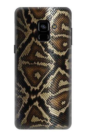S2712 Anaconda Amazon Snake Skin Graphic Printed Etui Coque Housse pour Samsung Galaxy A8 (2018)