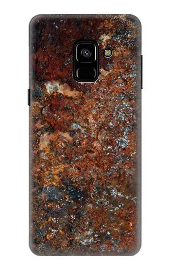 S2714 Rust Steel Texture Graphic Printed Etui Coque Housse pour Samsung Galaxy A8 (2018)