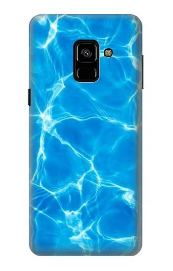 S2788 Blue Water Swimming Pool Etui Coque Housse pour Samsung Galaxy A8 (2018)