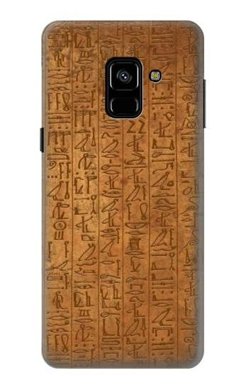 S2805 Egyptian Hierogylphics Papyrus of Ani Etui Coque Housse pour Samsung Galaxy A8 (2018)