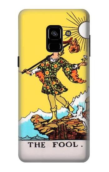 S2810 Tarot Card The Fool Etui Coque Housse pour Samsung Galaxy A8 (2018)
