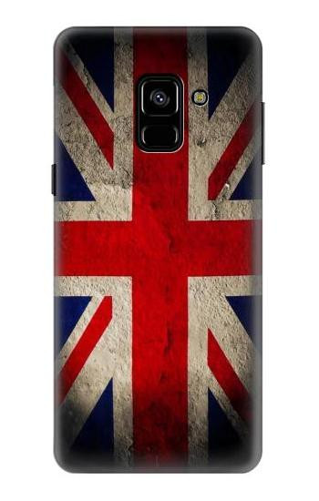 S2894 Vintage British Flag Etui Coque Housse pour Samsung Galaxy A8 (2018)
