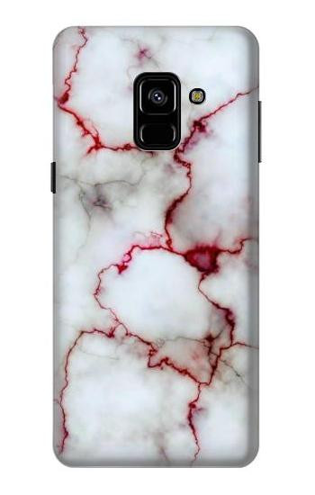 S2920 Bloody Marble Etui Coque Housse pour Samsung Galaxy A8 (2018)
