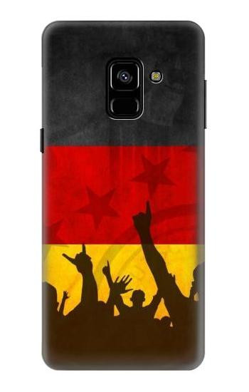S2966 Germany Football Soccer Euro 2016 Etui Coque Housse pour Samsung Galaxy A8 (2018)