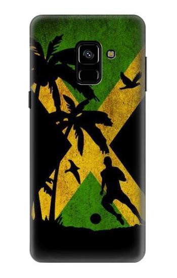 S2975 Jamaica Football Soccer Copa 2016 Etui Coque Housse pour Samsung Galaxy A8 (2018)