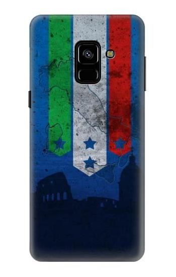 S2983 Italy Football Soccer Euro 2016 Etui Coque Housse pour Samsung Galaxy A8 (2018)