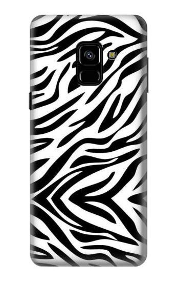 S3056 Zebra Skin Texture Graphic Printed Etui Coque Housse pour Samsung Galaxy A8 (2018)