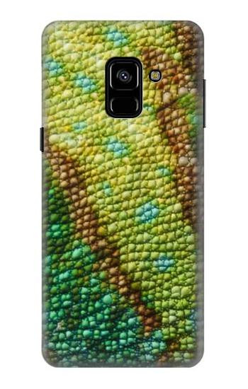 S3057 Lizard Skin Graphic Printed Etui Coque Housse pour Samsung Galaxy A8 (2018)