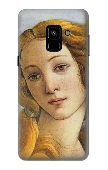 S3058 Botticelli Birth of Venus Painting Etui Coque Housse pour Samsung Galaxy A8 (2018)