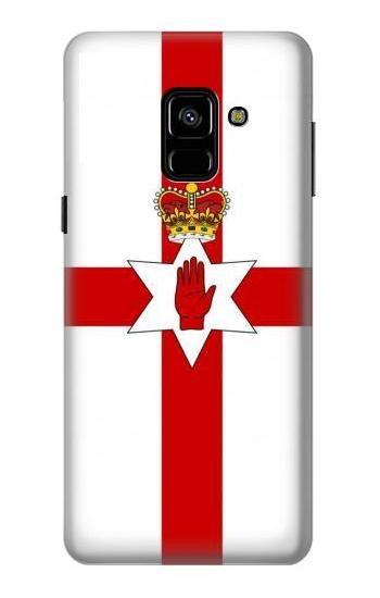 S3089 Flag of Northern Ireland Etui Coque Housse pour Samsung Galaxy A8 (2018)