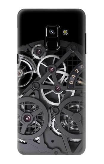 S3176 Inside Watch Black Etui Coque Housse pour Samsung Galaxy A8 (2018)
