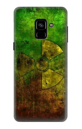 S3202 Radioactive Nuclear Hazard Symbol Etui Coque Housse pour Samsung Galaxy A8 (2018)