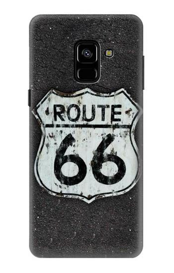 S3207 Route 66 Sign Etui Coque Housse pour Samsung Galaxy A8 (2018)