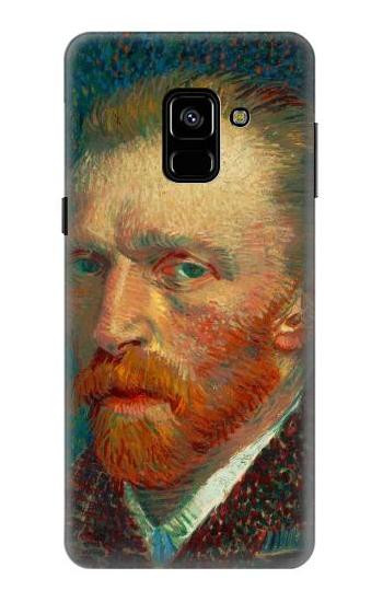 S3335 Vincent Van Gogh Self Portrait Etui Coque Housse pour Samsung Galaxy A8 (2018)