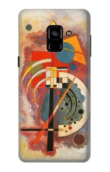 S3337 Wassily Kandinsky Hommage a Grohmann Etui Coque Housse pour Samsung Galaxy A8 (2018)