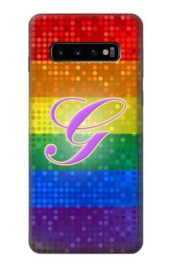 S2899 Rainbow LGBT Gay Pride Flag Etui Coque Housse pour Samsung Galaxy S10