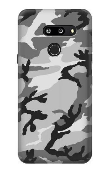 S1721 Snow Camouflage Graphic Printed Etui Coque Housse pour LG G8 ThinQ