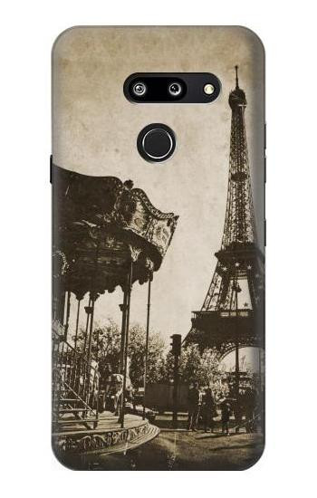 S2174 Eiffel Tower Vintage Paris Etui Coque Housse pour LG G8 ThinQ