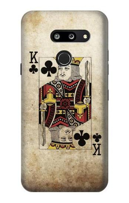 S2528 Poker King Card Etui Coque Housse pour LG G8 ThinQ