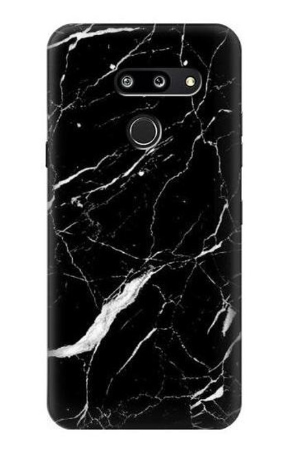 S2895 Black Marble Graphic Printed Etui Coque Housse pour LG G8 ThinQ