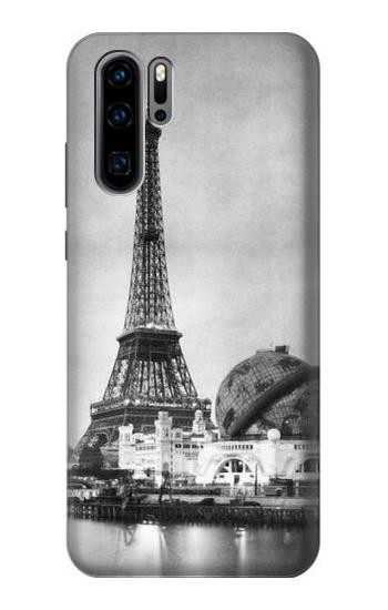 S2350 Old Paris Eiffel Tower Etui Coque Housse pour Huawei P30 Pro