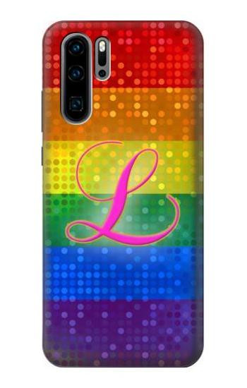 S2900 Rainbow LGBT Lesbian Pride Flag Etui Coque Housse pour Huawei P30 Pro