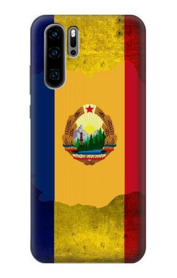 S3021 Romania Flag Etui Coque Housse pour Huawei P30 Pro