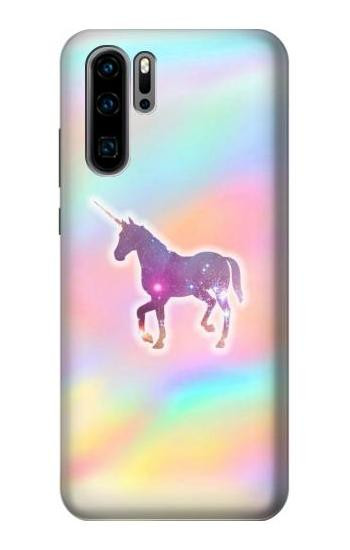 S3203 Rainbow Unicorn Etui Coque Housse pour Huawei P30 Pro