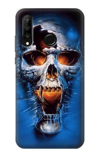 S1462 Vampire Skull Etui Coque Housse pour Huawei P30 lite