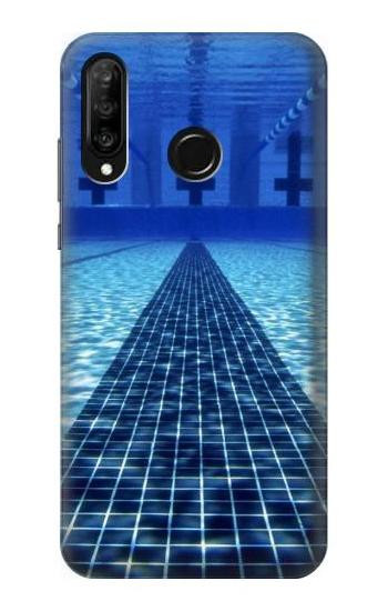 S2429 Swimming Pool Etui Coque Housse pour Huawei P30 lite