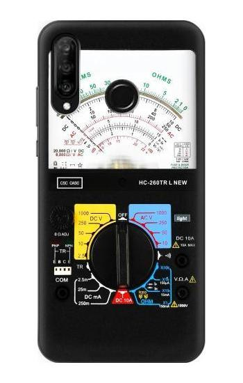 S2660 Analog Multimeter Graphic Printed Etui Coque Housse pour Huawei P30 lite