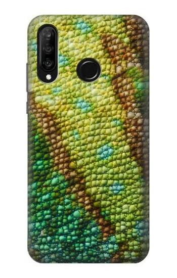 S3057 Lizard Skin Graphic Printed Etui Coque Housse pour Huawei P30 lite