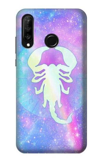S3267 Zodiac Scorpio Etui Coque Housse pour Huawei P30 lite