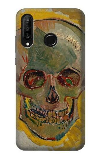 S3359 Vincent Van Gogh Skull Etui Coque Housse pour Huawei P30 lite