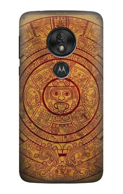 S0692 Mayan Calendar Etui Coque Housse pour Motorola Moto G7 Play