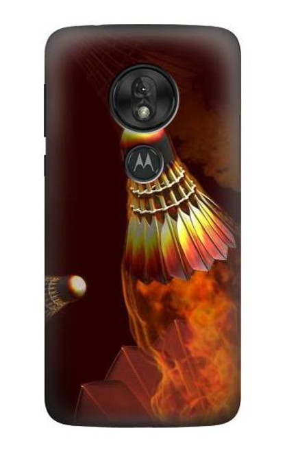 S1239 Badmintons Etui Coque Housse pour Motorola Moto G7 Play